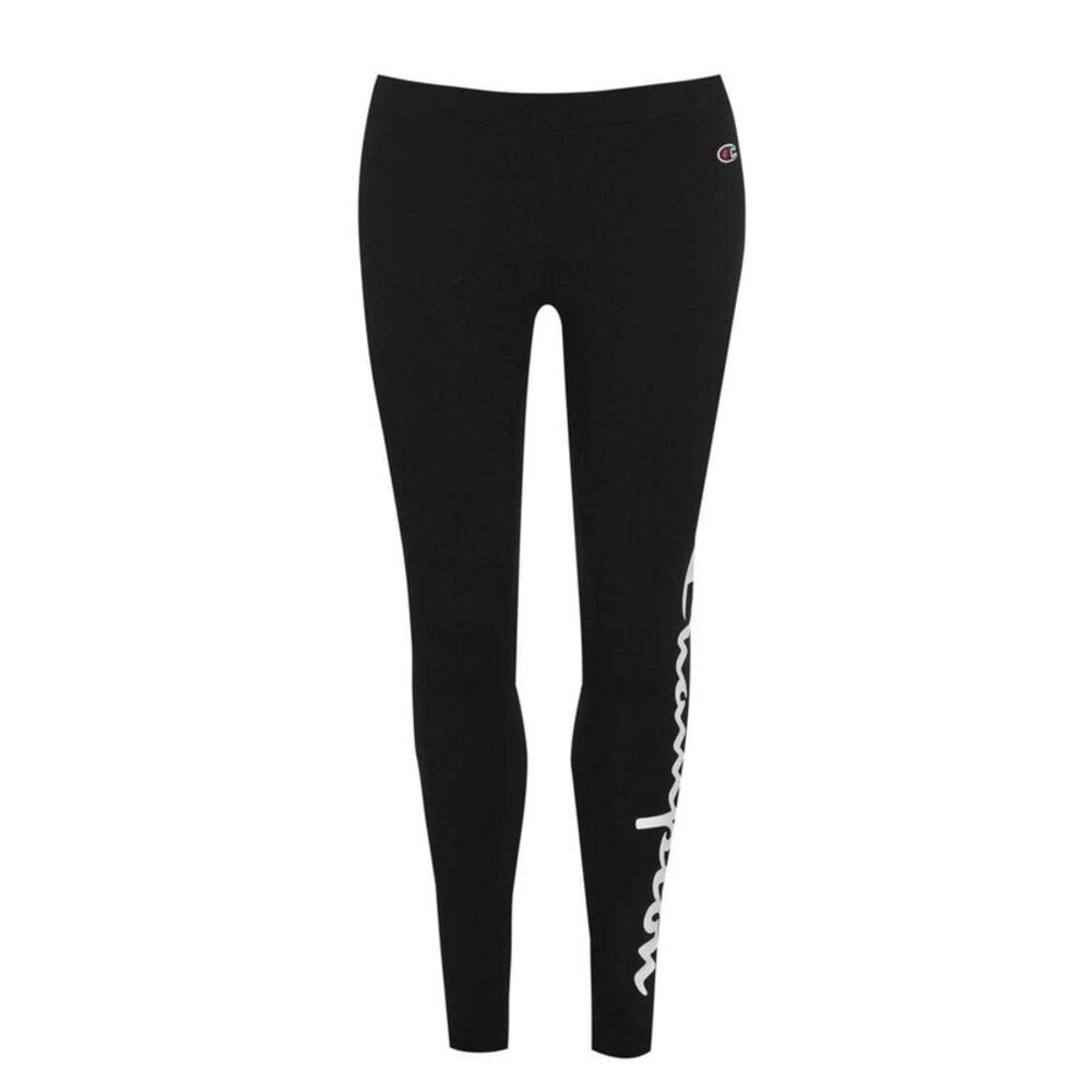 Champion Womens/Ladies Script Leggings / Black